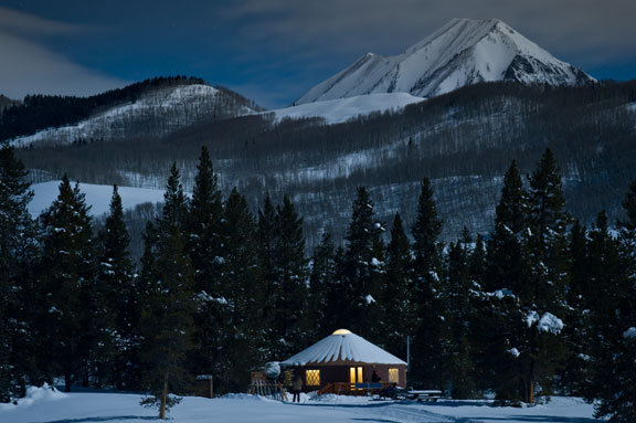 yurt xmas crested butte